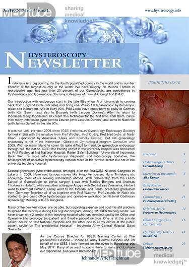 Hysteroskopie: Newsletter 3.1