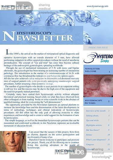 Hysteroskopie-Newsletter 1.2