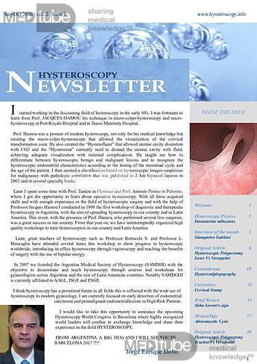 Hysteroskopie-Newsletter 2.5