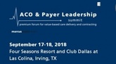 ACO & Payer Leadership Summit