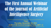 1st Annual Webinar of Artificial Intelligence Surgery