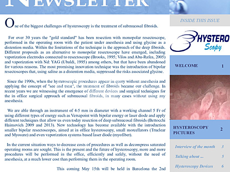 Hysteroskopie-Newsletter 1.3