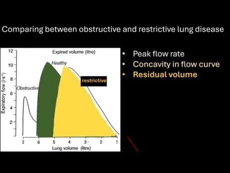 Obstruktive versus restriktive Lungenkrankheiten