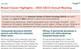 Brustkrebs-Highlights – ASCO-Jahrestagung 2022