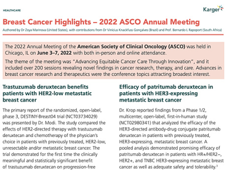 Brustkrebs-Highlights – ASCO-Jahrestagung 2022
