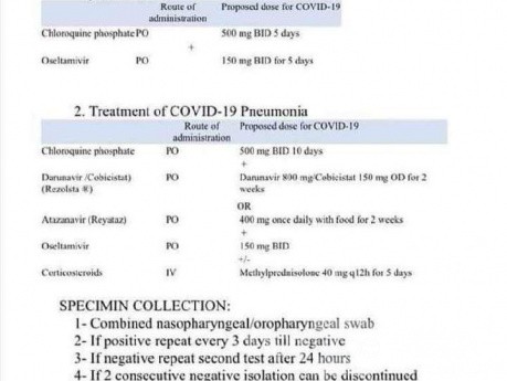 COVID-19- Behandlungsprotokoll