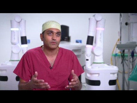 Vanash Patel, Facharzt für Kolorektalchirurgie und Leiter der Robotik, West Hertfordshire Hospitals NHS Trust